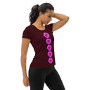 Nature: Victoria Island Dahlia Row Athletic Tee for Women
