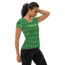 Sports Talk: Wanna Play Tennis Rackets Athletic Tee for Women (black rackets)