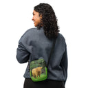 bag - crossbody (casual)-God's Creatures: Highland Cattle Crossbody Small Bag-11-images on me