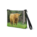 bag - crossbody (sleek)-God's Creatures: Highland Cattle Crossbody Bag-2-images on me