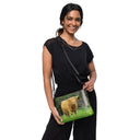 bag - crossbody (sleek)-God's Creatures: Highland Cattle Crossbody Bag-5-images on me