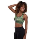 bra - sports-Explore: Legendary Irish Castle Secret Path Padded Sports Bra-2-images on me