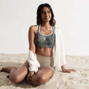 Explore: Montmartre Portal Padded Sports Bra - White Trim - images on me
