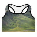 Explore: Scotland's Highland Hills Padded Sports Bra - images on me