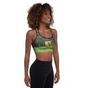God's Creatures: Highland Cattle Padded Sports Bra - images on me