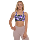 bra - sports-Nature: Irish Noble's Castle Lobelias Padded Sports Bra-8-images on me