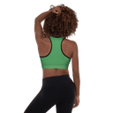 Sports: Tennis Rackets Padded Sports Bra - Black Trim - images on me