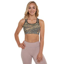 bra - sports-Vibe: Cliffs of Moher Nature's Pattern Padded Sports Bra-1-images on me