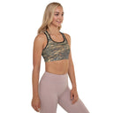 Vibe: Cliffs of Moher Nature's Pattern Padded Sports Bra - images on me