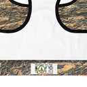 Vibe: Cliffs of Moher Nature's Pattern Padded Sports Bra - images on me
