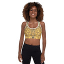 bra - sports-Vibe: Hotel Chandelier in Edinburgh Padded Sports Bra - White Piping-1-images on me