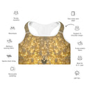 bra - sports-Vibe: Hotel Chandelier in Edinburgh Padded Sports Bra - White Piping-2-images on me