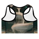 Vibe: Spiritual Incense Padded Sports Bra - images on me