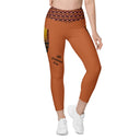 Holidays: Halloween Clergy Apparition Leggings Straight Waist with Pockets - Images On Me