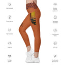 Holidays: Halloween Clergy Apparition Leggings Straight Waist with Pockets - Images On Me