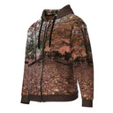 Explore: Autumn in Georgia Unisex Zip Hoodie - images on me