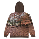 jacket - zip hoodie-Explore: Autumn in Georgia Unisex Zip Hoodie-2-images on me