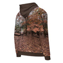 Explore: Autumn in Georgia Unisex Zip Hoodie - images on me