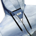 jacket - zip hoodie-Explore: Cliffs of Moher Hike to View Unisex Zip Hoodie-5-images on me