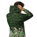 Vibe: Historic Scottish Highland Castle Garden Hedge and Flowers Unisex Zip Hoodie - images on me
