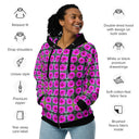Vibe: Victoria Island Dahlia Unisex Zip Hoodie - images on me