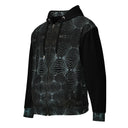 Vibe: Victoria Island Hidden Luxe Pattern Unisex Zip Hoodie - images on me