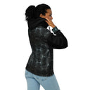 Vibe: Victoria Island Hidden Luxe Pattern Unisex Zip Hoodie - images on me