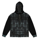 Vibe: Victoria Island Hidden Luxe Pattern Unisex Zip Hoodie - images on me