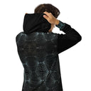 Vibe: Victoria Island Hidden Luxe Pattern Unisex Zip Hoodie - images on me