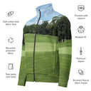 jacket - zip track-Sports: Golf Course Unisex Track Jacket-2-images on me