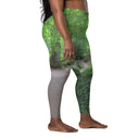 leggings - crossover waist-Explore: Legendary Irish Castle Secret Path Leggings Crossover Waist with Pockets-15-images on me