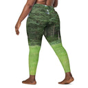 leggings - crossover waist-God's Creatures: Highland Cattle Leggings Crossover Waist with Pockets-15-images on me