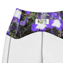 Nature: Irish Noble's Castle Lobelias Leggings Crossover Waist with Pockets - images on me