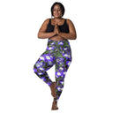 Nature: Irish Noble's Castle Lobelias Leggings Crossover Waist with Pockets - images on me