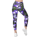 Nature: Irish Noble's Castle Lobelias Leggings Crossover Waist with Pockets - images on me