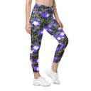 Nature: Irish Noble's Castle Lobelias Leggings Crossover Waist with Pockets - images on me