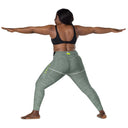 leggings - crossover waist-Sports Talk: Play Tennis Rackets Leggings Crossover Waist with Pockets-9-images on me