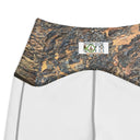 leggings - crossover waist-Vibe: Cliffs of Moher Nature's Pattern Leggings Crossover Waist with Pockets-17-images on me