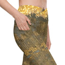leggings - crossover waist-Vibe: Hotel Chandelier in Edinburgh Leggings Crossover Waist with Pockets-1-images on me
