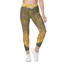 leggings - crossover waist-Vibe: Hotel Chandelier in Edinburgh Leggings Crossover Waist with Pockets-2-images on me