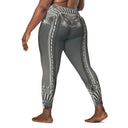 Vibe: Montmartre Portal Leggings Crossover Waist with Pockets - images on me