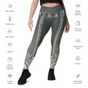 leggings - crossover waist-Vibe: Montmartre Portal Leggings Crossover Waist with Pockets-2-images on me