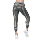 Vibe: Montmartre Portal Leggings Crossover Waist with Pockets - images on me