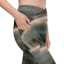 leggings - crossover waist-Vibe: Spiritual Incense Leggings Crossover Waist with Pockets-1-images on me