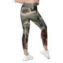 Vibe: Spiritual Incense Leggings Crossover Waist with Pockets - images on me