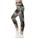 Vibe: Spiritual Incense Leggings Crossover Waist with Pockets - images on me