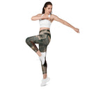 Vibe: Spiritual Incense Leggings Crossover Waist with Pockets - images on me