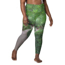 leggings - straight waist-Explore: Legendary Irish Castle Secret Path Leggings Straight Waist with Pockets-13-images on me