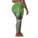 leggings - straight waist-Explore: Legendary Irish Castle Secret Path Leggings Straight Waist with Pockets-14-images on me