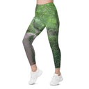 leggings - straight waist-Explore: Legendary Irish Castle Secret Path Leggings Straight Waist with Pockets-5-images on me